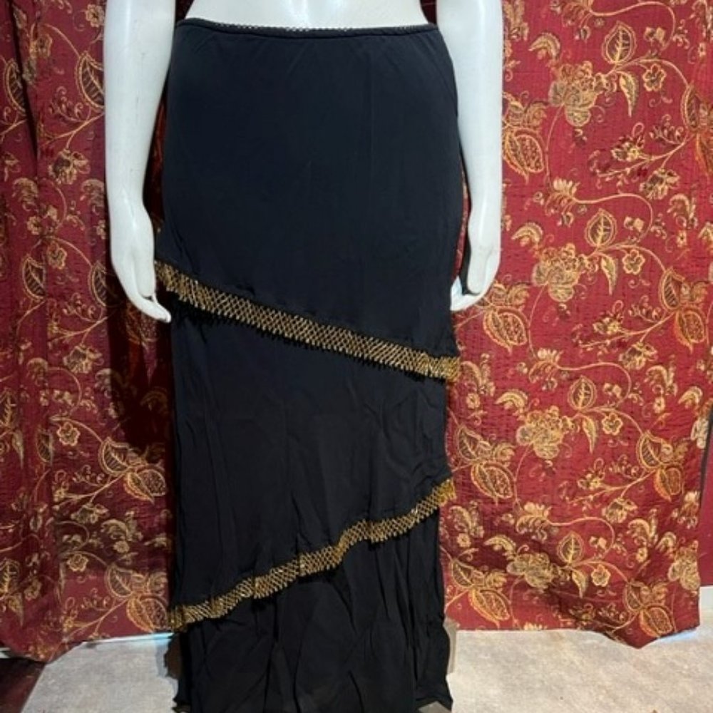 Metaphor Beaded Maxi Skirt